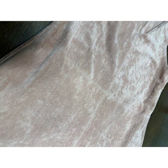 Umgee Faux Suede Dress Women Medium Indie Boho Western Festival Aztec Light Twee - Picture 9 of 9